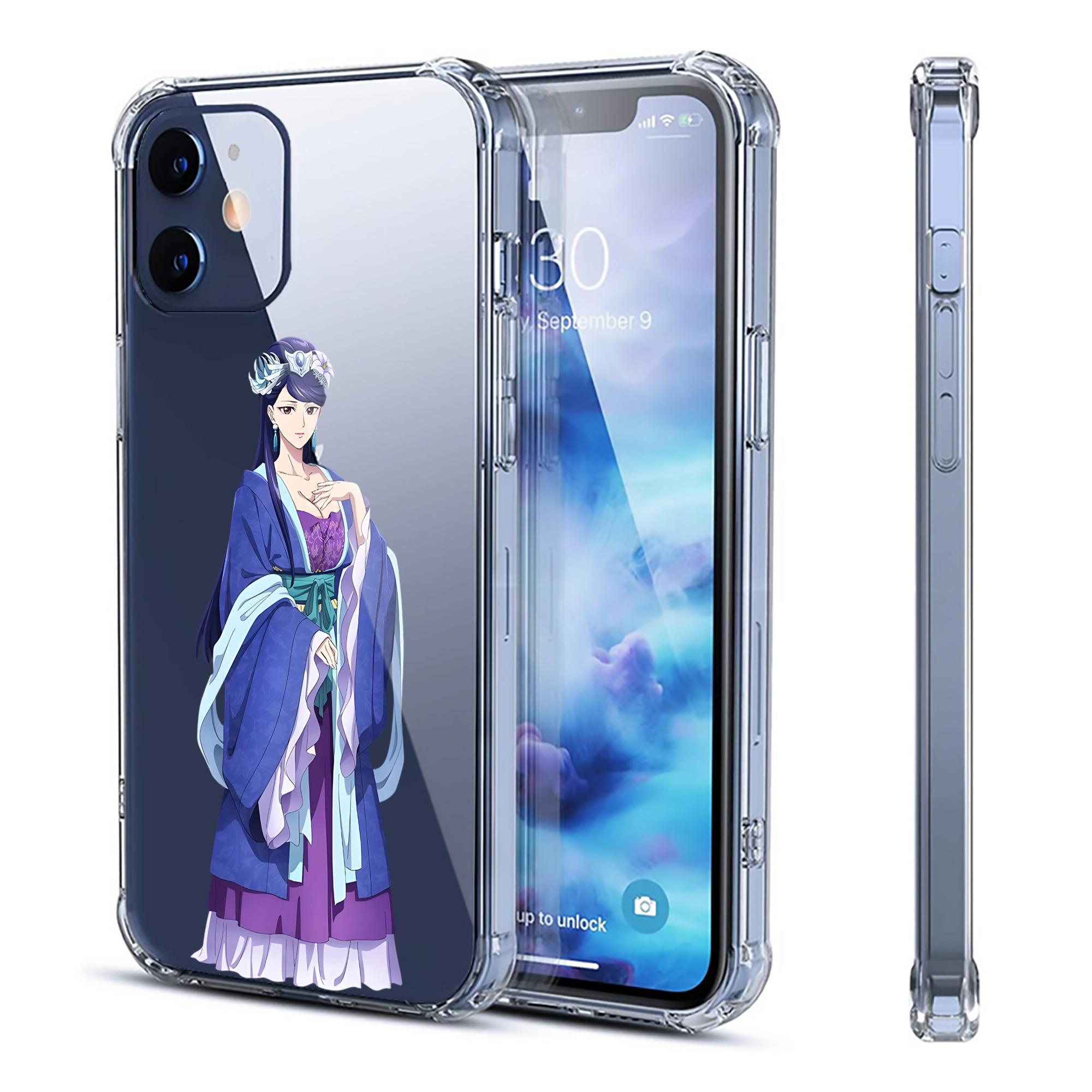 （画像用） 薬屋のひとりごと The Apothecary Diaries 【iPhone 12シリーズ対応】透明スマホケース（クリアソフトケース）